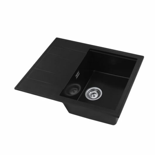 Modern 6550 csepegtetőtálcás egymedencés gránit mosogató