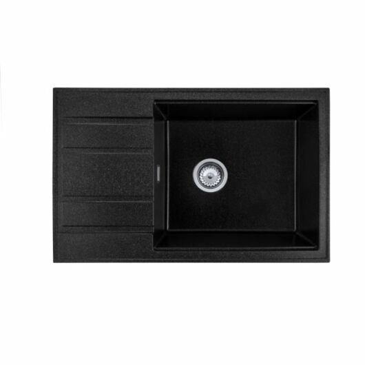 Modern 8010 csepegtetőtálcás egymedencés gránit mosogató