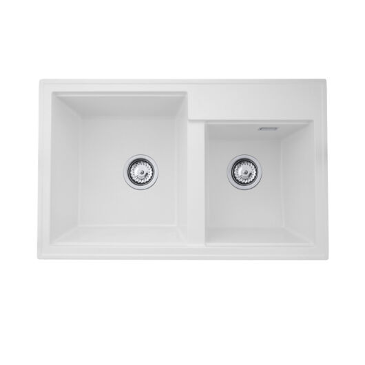 Modern 8020 kétmedencés gránit mosogató