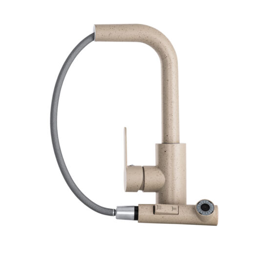 Side 2 konyhai csaptelep bézs-szemcsés