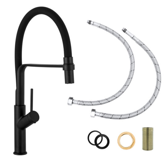 Venice konyhai csaptelep fekete