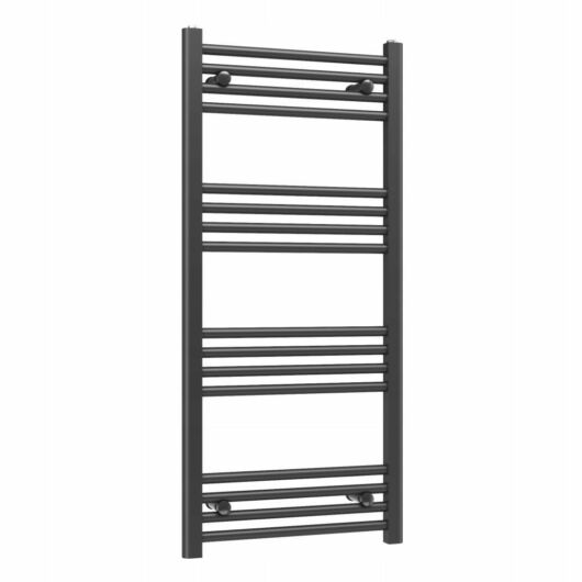 Törölközőszárító radiátor, Basic 50cm x 110cm, fekete