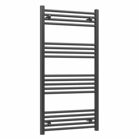 Törölközőszárító radiátor, Basic 60cm x 120cm, fekete