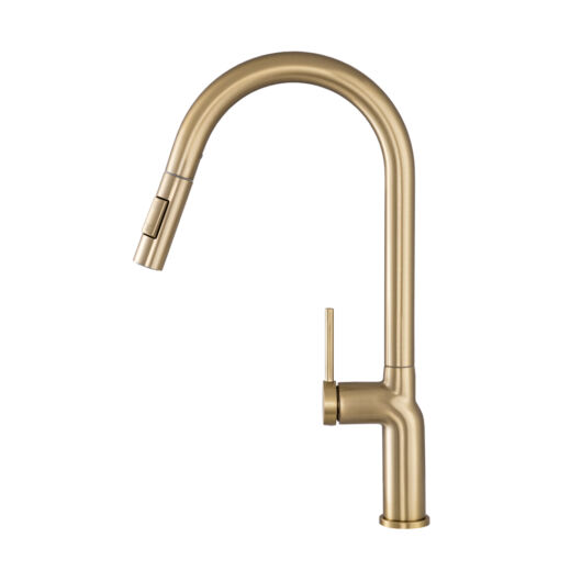 Vera konyhai csaptelep szálcsiszolt arany