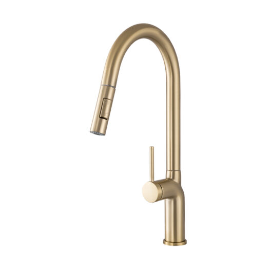 Vera konyhai csaptelep szálcsiszolt arany