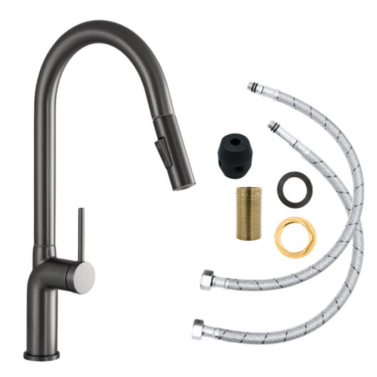 Vera konyhai csaptelep antracit szürke