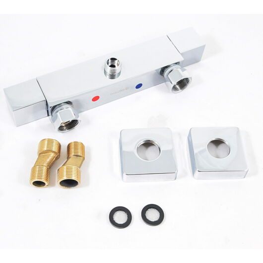 Blonde2 termosztátos kádtöltő csaptelep króm