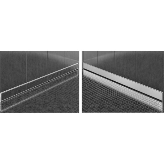 Mexen Flat wall süllyesztett oldalfali zuhanylefolyó króm