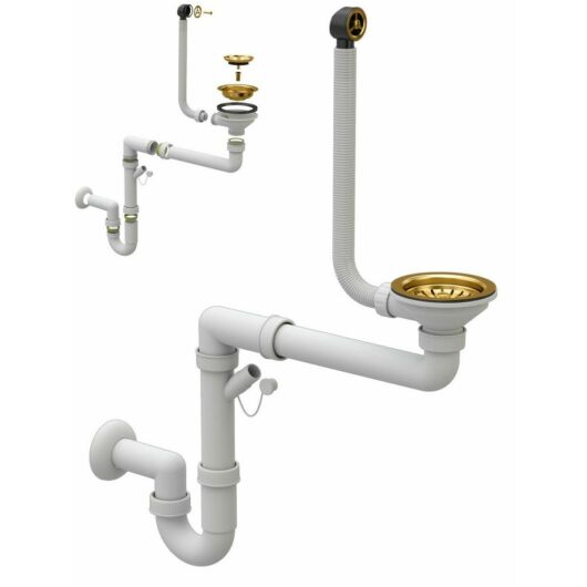 Lavre mosogató szifon 1 medencés mosogatóhoz