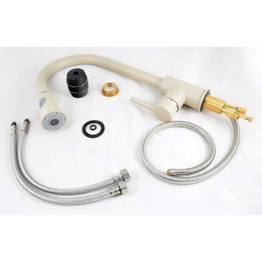 Taru konyhai csaptelep bézs-szemcsés