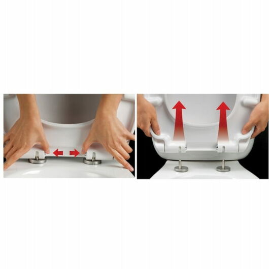 D1 lassú záródású lecsapódásgátló WC ülőke fehér