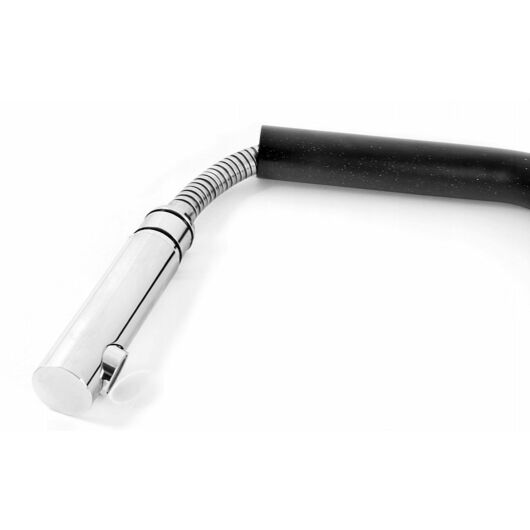 Side konyhai csaptelep fekete-szemcsés/króm