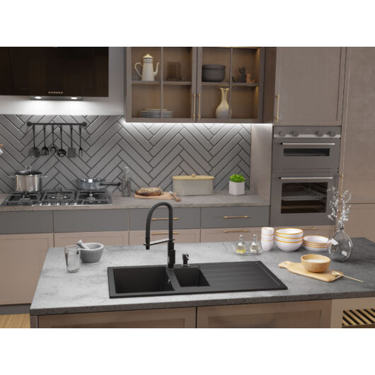 Next2 gyümölcsmosós gránit mosogató