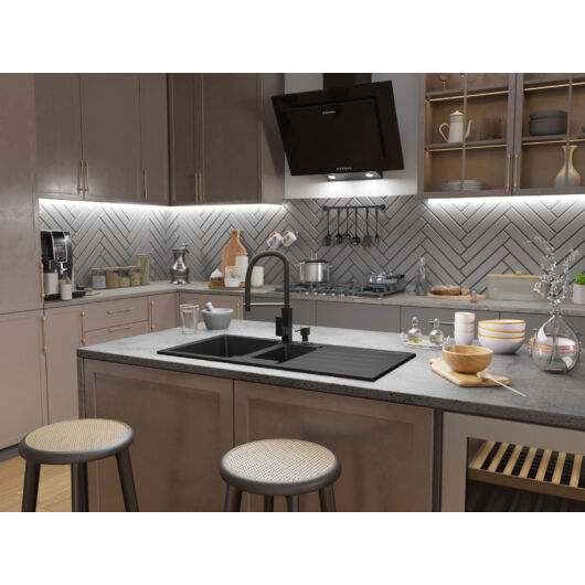 Next2 gyümölcsmosós gránit mosogató