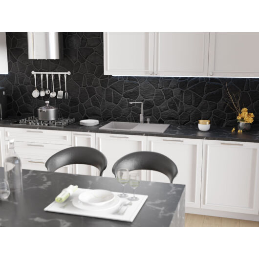 Roxy egymedencés gránit mosogató csepptálcával