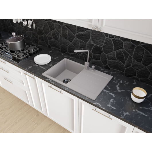 Roxy egymedencés gránit mosogató csepptálcával