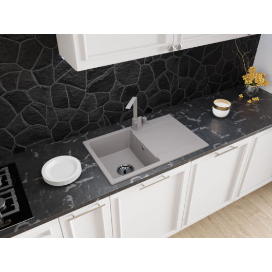 Roxy egymedencés gránit mosogató csepptálcával