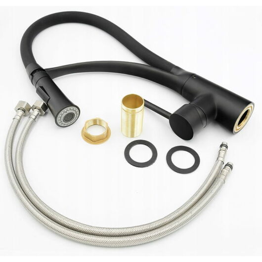 Nexo konyhai csaptelep fekete