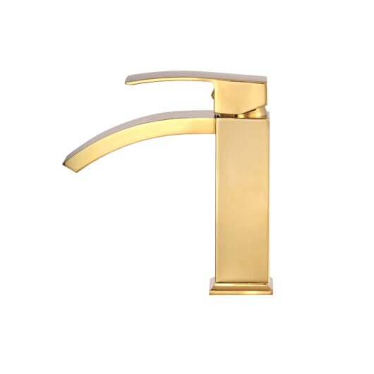 Kaskada fürdőszobai mosdó csaptelep arany