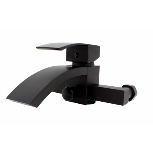 Kaskada fürdőszobai kádtöltő csaptelep fekete