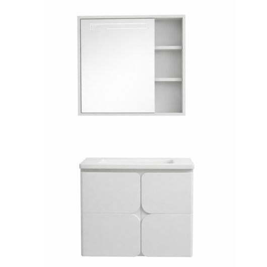 Malmo fürdőszobai szett 60x50 cm szürke, beépíthető