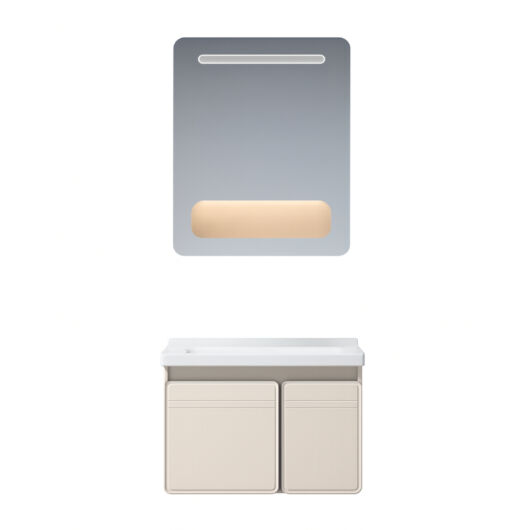 Boston fürdőszobai szett 60x50 cm bézs, beépíthető