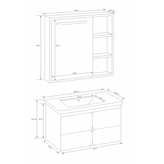 Malmo fürdőszobai szett méretek