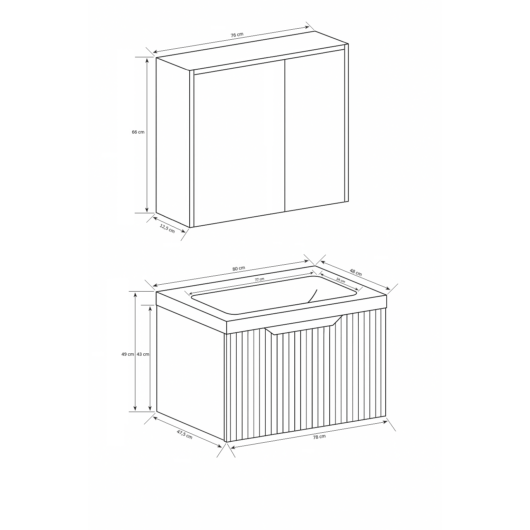 Tokio fürdőszobai szett méretek