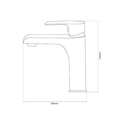 Pico magas fürdőszobai mosdó csaptelep 