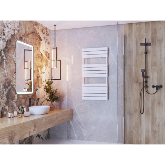 Design classic törölközőszárító radiátor 60cm x 120cm, fehér