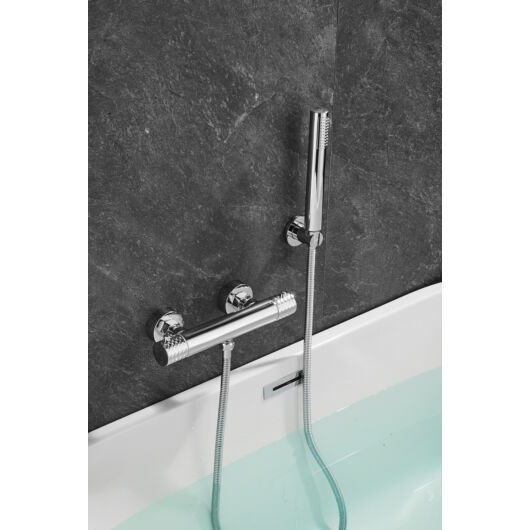 ROY PRO termosztatikus fali zuhany csaptelep, króm