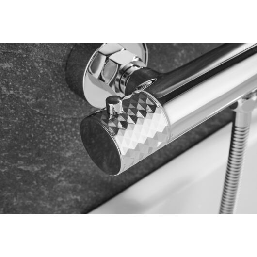 ROY PRO termosztatikus fali zuhany csaptelep, króm