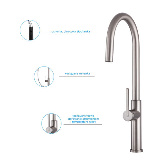 Slender konyhai csaptelep 