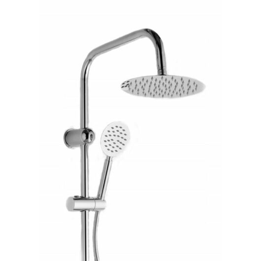 Zen2 fürdőszobai zuhanyszett Slim esőztető kerek zuhanyfejjel króm