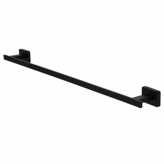 Caro long törölközőtartó fekete