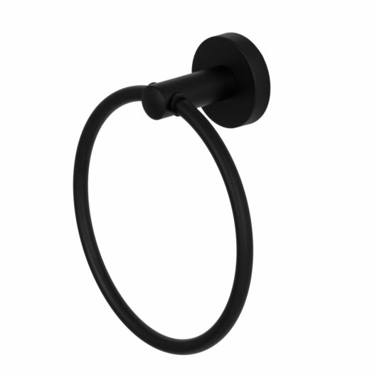 Roy cirle törölközőtartó fekete