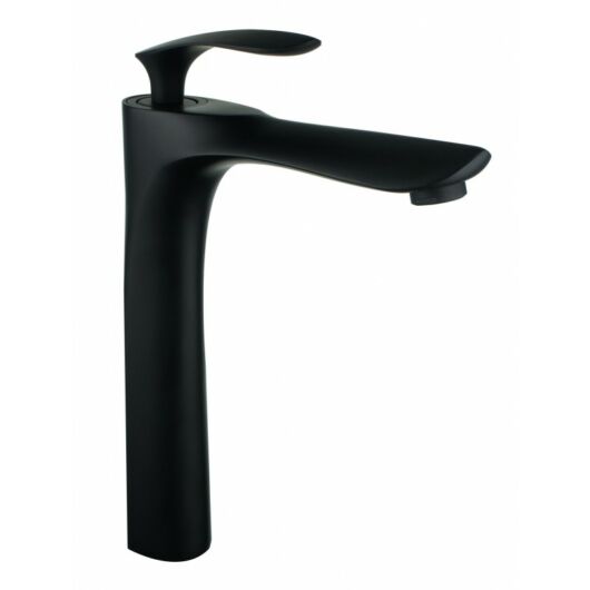 Lily magasított fürdőszobai mosdó csaptelep fekete