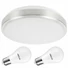Kép 1/10 - LEDLUX LX-923 mennyezeti, oldalfali lámpa, 2xE27, króm
