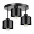 Kép 1/8 - LEDLUX LX-1020 függesztett mennyezeti lámpa,3xE27, fekete