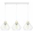 Kép 1/6 - LEDLUX LX-1346 függesztett mennyezeti lámpa,3xE27, fehér-arany