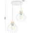 Kép 2/6 - LEDLUX LX-1375 függesztett mennyezeti lámpa