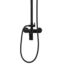 Kép 3/3 - Rossa esőztető zuhanyszett szögletes zuhanyfejjel fekete
