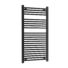 Kép 1/4 - Törölközőszárító radiátor, szögletes, Proper 60cm x 120cm, fekete
