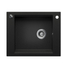 Kép 1/3 - Start Max egymedencés gránit mosogató automata dugóemelő, szifonnal, fekete-szemcsés