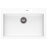 Kép 1/3 - A-POINT 60 egymedencés gránit mosogató automata dugóemelő, szifonnal, fehér