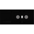 Kép 1/3 - KRONOS 200 kétmedencés csepegtetőtálcás gránit mosogató automata dugóemelő, szifonnal, fekete