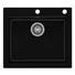 Kép 1/3 - MOJITO 60 egymedencés gránit mosogató automata dugóemelő, szifonnal, fekete