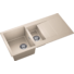 Kép 2/3 - CASCADA 150 egymedencés gránit mosogató 3d bézs