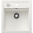 Kép 1/4 - BLANCO DALAGO 45 Silgranit egymedencés gránit mosogató automata dugóemelő, szifonnal, fehér