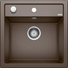 Kép 1/4 - BLANCO DALAGO 5 Silgranit egymedencés gránit mosogató automata dugóemelő, szifonnal, kávébarna